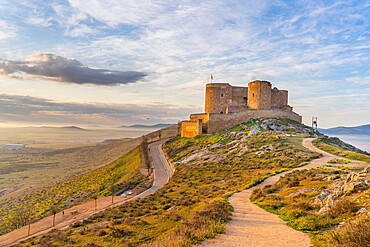 The Castle of La Muela, Consuegra, Toledo, Castilla-La Mancha, Spain, Europe