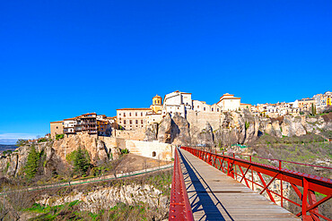 San Pablo bridge, Cuenca, UNESCO World Heritage Site, Castile-La Mancha, Spain, Europe