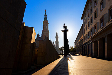 Plaza del Pilar, Zaragoza, Aragon, Spain, Europe