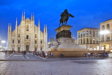 The Cathedral (Basilica Cattedrale Metropolitana della Nativite della Beata Vergine Maria) (Duomo), Milan, Lombardy, Italy, Europe