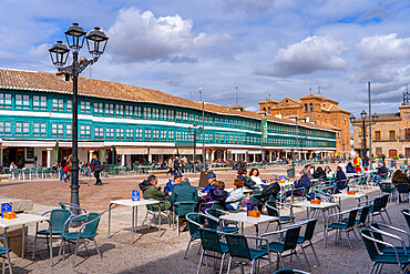 Plaza Mayor, Almagro, Ciudad Real, Castile-La Mancha, Spain, Europe