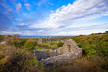 Seven Churches, Inish More, Aran Islands, Republic of Ireland, Europe