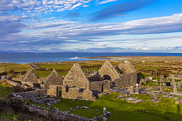 Seven Churches, Inish More, Aran Islands, Republic of Ireland, Europe