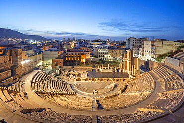 Roman theatre, Cartagena, Murcia, Spain