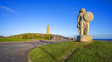 Statue of Breoghan, La Coruña, Galicia, Spain