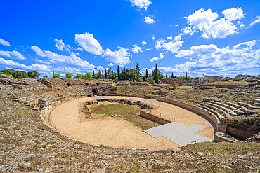 Roman Amphitheatre, Merida, Estremadura, Spain