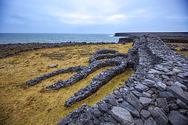 Black Fort, Inish More, Aran Islands, Republic of Ireland, Europe