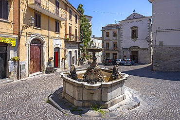 Piazza Plebiscito, Agnone, Isernia, Molise, Italy