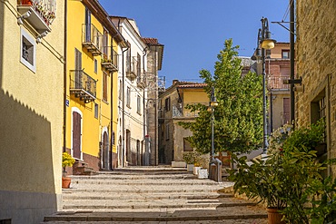 Largo Vittoria, Frosolone, Isernia, Molise, Italy