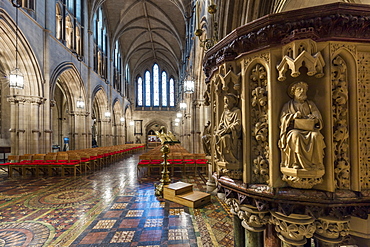 The main nave, Christ Church, Dublin, Republic of Ireland, Europe