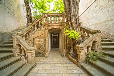 Municipal Library, Old Town, Gallipoli, Lecce, Salento, Apulia, Italy