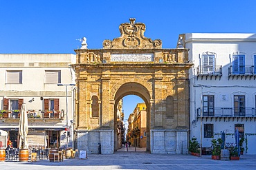 Porta Nuova gate, Marsala, Trapani, Sicily, Italy