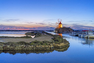 Salt pans Ettore and Infersa, Marsala, Trapani, Sicily, Italy