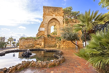 Norman Arch and Mokarta Square, Mazara del Vallo, Trapani, Sicily, Italy