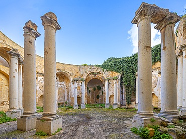 Remains of the Church of St. Ignatius, Mazara del Vallo, Trapani, Sicily, Italy