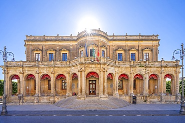 Ducezio Palace, Town Hall, Noto, Siracusa, Sicily, Italy