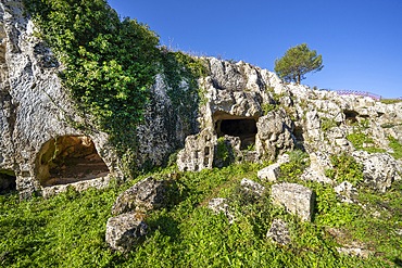 Archaeological area of ​​Ákrai, Palazzolo Acreide, Siracusa, Sicily, Italy