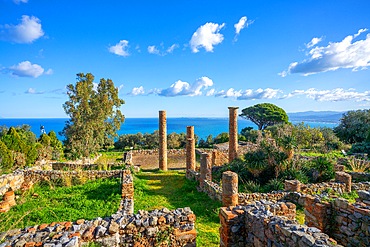 Archaeological area of ​​Tindari, Tindari, Patti, Messina, Sicily, Italy