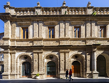 Cloister of St. Francis, Licata, Agrigento, Sicily, Italy