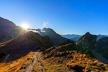 On the way to the Canavari Letey bivouac, Valle d'Aosta, Italy