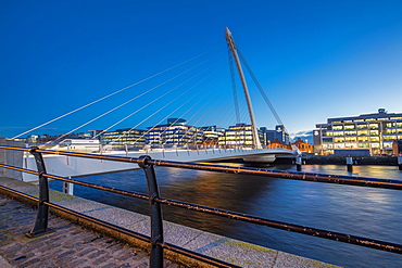 The Samuel Beckett Bridge, Dublin, Republic of Ireland, Europe