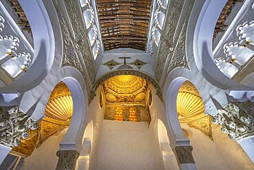 Santa Maria la Blanca Synagogue, Toledo, Castile-La Mancha, Spain