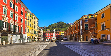 Piazza Alberica, Carrara, Tuscany, Italy, Europe