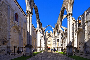 Carmo Church e convent ruins, Lisbon, Portugal