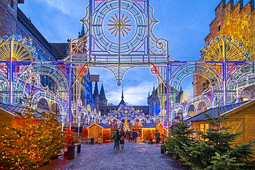 National Museum Christmas market, Zurich, Switzerland.