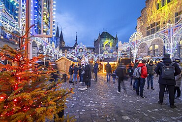 National Museum Christmas market, Zurich, Switzerland.