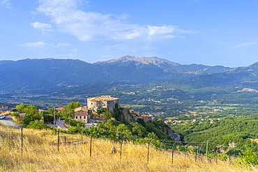 Baronial castle of Macchiagodena, Carpinone, Isernia, Molise, Italy