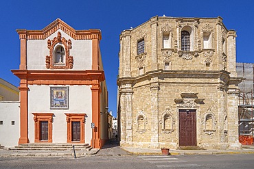 Oratory of the confraternity of the Santissimo Crocifisso and Church of San Domenico al Rosario, Gallipoli, Lecce, Salento, Apulia, Italy