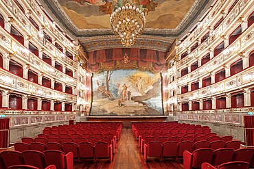 Eagle Theater, teatro dell'Aquila, Fermo, Ascoli Piceno, Marche, Italy