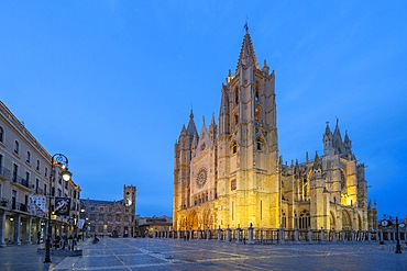 Santa María De León Cathedral, León, Castile and León, Spain