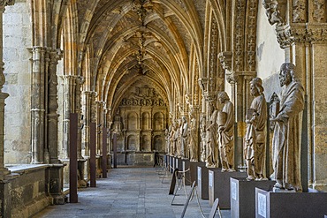 Cloister, Santa María De León Cathedral, León, Castile and León, Spain, León, Castile and León, Spain