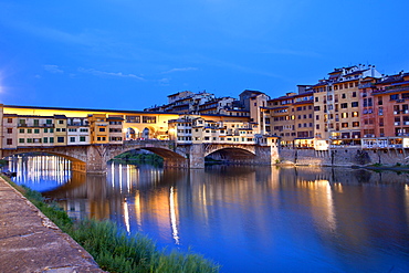 Ponte Vecchio, Florence, UNESCO World Heritage Site, Tuscany, Italy, Europe