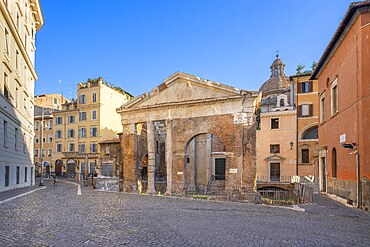 Portico of Ottavia, Rome Ghetto,, Roma, Lazio, Italy