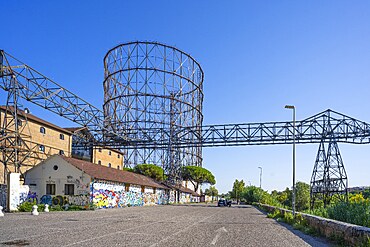 Gasometer, Ostiense district, Roma, Lazio, Italy