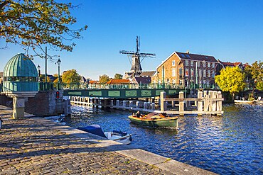 De Adriaan windmill, Haarlem, North Holland, Netherlands, Europe