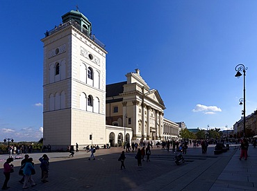 The Bell Tower and the Church of St. Anne, UNESCO World Heritage Site, Warsaw, Poland, Europe