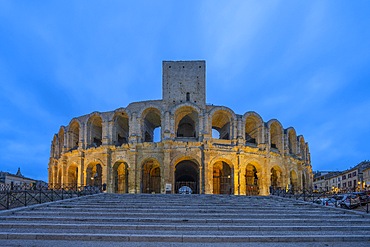 Roman Amphitheatre, Arles, Provence-Alpes-Côte d'Azur, Bouches-du-Rhône, Arles-Crau-Camargue-Montagnette, Camargue, France