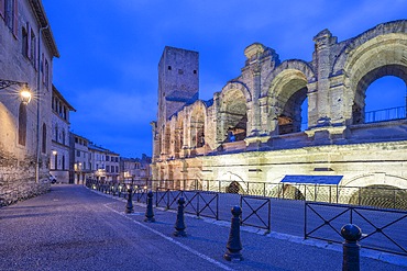 Roman Amphitheatre, Arles, Provence-Alpes-Côte d'Azur, Bouches-du-Rhône, Arles-Crau-Camargue-Montagnette, Camargue, France