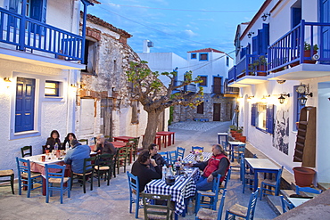 Old village, Alonissos island, Sporades, Greek Islands, Greece, Europe