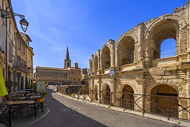 Roman Amphitheatre, Arles, Provence-Alpes-Côte d'Azur, Bouches-du-Rhône, Arles-Crau-Camargue-Montagnette, Camargue, France