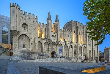 Palace of the Popes, Avignon, Provence-Alpes-Côte d'Azur, Grand Avignon, Rhone Valley, France, World Heritage Site, UNESCO