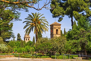 Convent of San Francisco, National Parador, World Heritage, UNESCO, Alhambra, Granada, Andalusia, Spain, Islamic architecture, Mudejar architecture