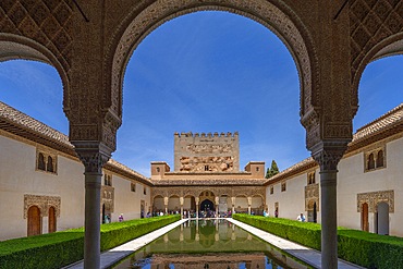 Nasrid Palaces, World Heritage Site, UNESCO, Alhambra, Granada, Andalusia, Spain, Islamic architecture, Mudejar architecture