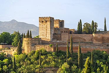 Mirador de San Nicolas, World Heritage Site, UNESCO, Alhambra, Granada, Andalusia, Spain, Islamic architecture, Mudejar architecture