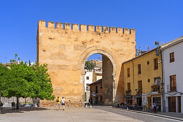 Puerta de Elvira, Elvira gate, Granada, Andalusia, Spain