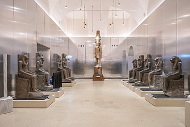 Gallery of Kings, Museo Egizio, Egyptian Museum, Turin, Piedmont, Italy